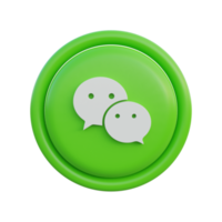 3D-Social-Media-Symbole wechat png