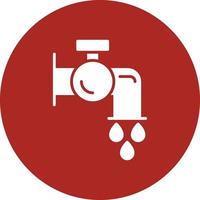 Save Water Glyph Circle Multicolor vector