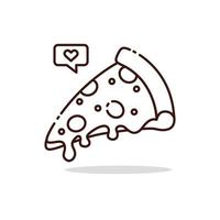 Illustration vector graphic of Pizza
