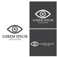 Eye Care vector logo design