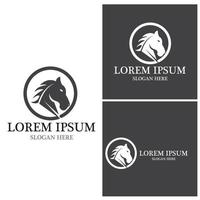 Horse Logo Template Vector icon