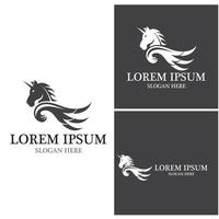 Pegasus icon and symbol vector template