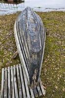 barco de madera antiguo foto