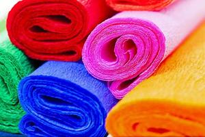 colorful crepe paper photo