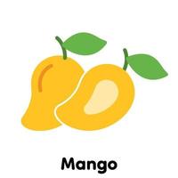 Mango icon, Vector, Illustration. vector