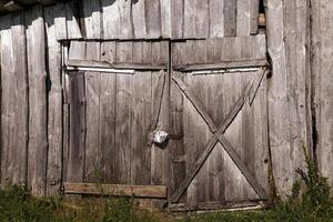 old wooden gate photo