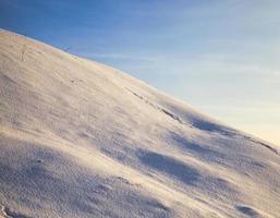 drifts of fresh snow photo