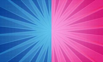 comic style background pink blue vector