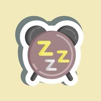 Sticker Healthy Sleep. suitable for Healthy symbol. simple design editable. design template vector. simple illustration vector