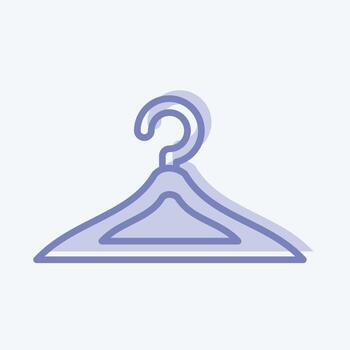 Icon Hanger. suitable for Kids symbol. two tone style. simple design editable. design template vector. simple illustration vector