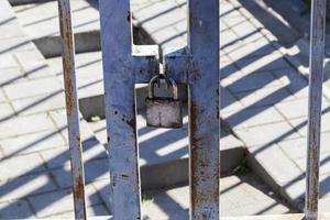 old gate, close up photo