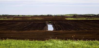 peat mining, sky photo
