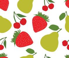 fruit seamless pattern for fabric, background, template vector