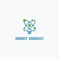 logotipo de diseño abstracto de energía inteligente vector