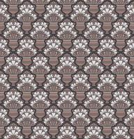 DIRTY PINK SEAMLESS VECTOR BACKGROUND IN ART NOUVEAU STYLE WITH A BOUQUET OF WHITE FLOWERS