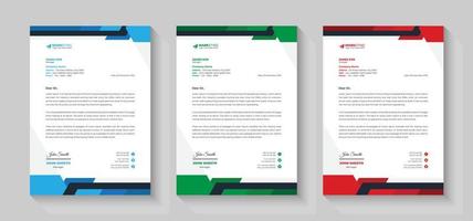 Creative Modern and Clean business letterhead Design, corporate letterhead Template, Abstract Letterhead Design, Minimalist business letterhead template design.