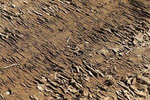 land plowed field photo