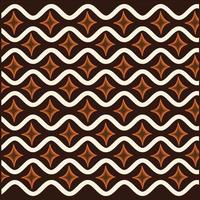 Brown and white - orange - Vintage background made of concentric brown drop shapes between vector
