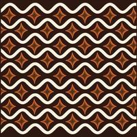 Brown and white - orange - Vintage background made of concentric brown drop shapes between vector