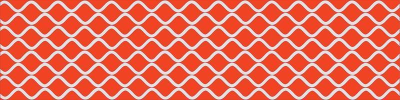 Horizontal background made of curved white lines orange background vector