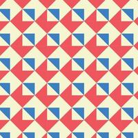 Geometric pattern with beautiful color combination. Seamless pattern, background vector