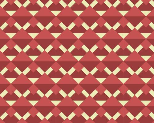 Geometric abstract seamless pattern, background, red