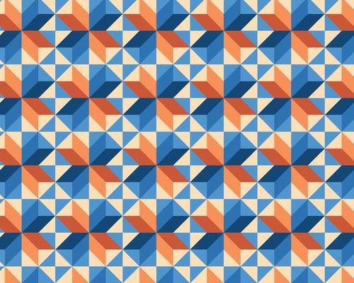 Beautiful modern geometric pattern. Abstract seamless vector, background
