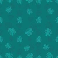 Minimal botanical art seamless pattern vector