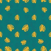 Minimal botanical art seamless pattern vector