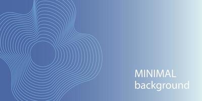 Minimal blue gradient background vector