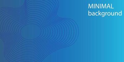 Minimal blue gradient background vector