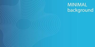 Minimal blue gradient background vector