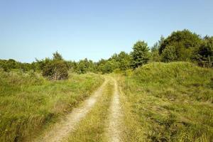 vanishing rural road photo