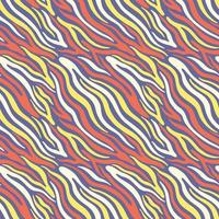 Seamless abstract pattern background. Decorative design freehand creative paint. Texture chaotic element. vector