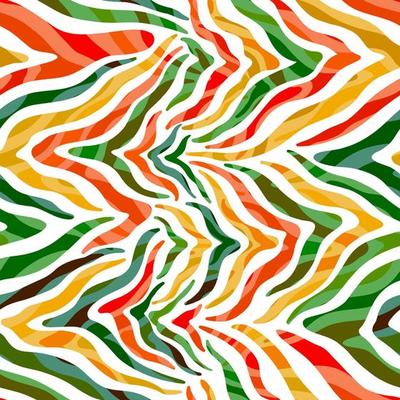 Seamless abstract pattern background. Decorative design freehand creative paint. Texture chaotic element.