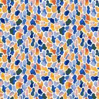 Seamless abstract pattern background. Decorative design freehand creative paint. Texture chaotic element. vector