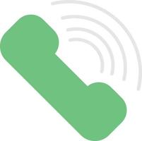 Phone With Signal Flat Icon vector