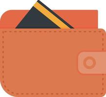 Wallet Flat Icon vector