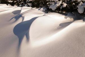 temporada de invierno, la nieve foto