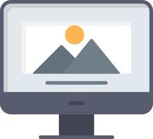 Computer Flat Icon vector