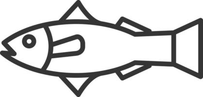 Salmon Line Two Color vector