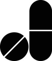 Capsules Glyph Icon vector