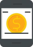 icono plano de donación vector