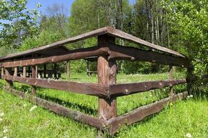 wooden fence, close up photo