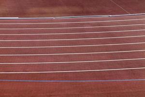 red treadmill, close up photo