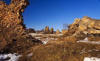 fortress ruins close up photo