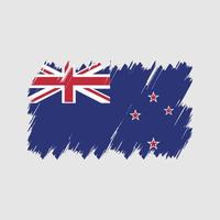 New Zealand Flag Brush Vector. National Flag vector