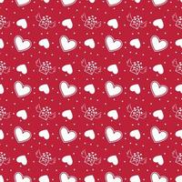Love Pattern valentine day pattern romantic pattern seamless pattern vector
