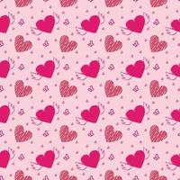 Love Pattern valentine day pattern romantic pattern seamless pattern vector