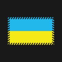 Ukraine Flag Vector. National Flag vector